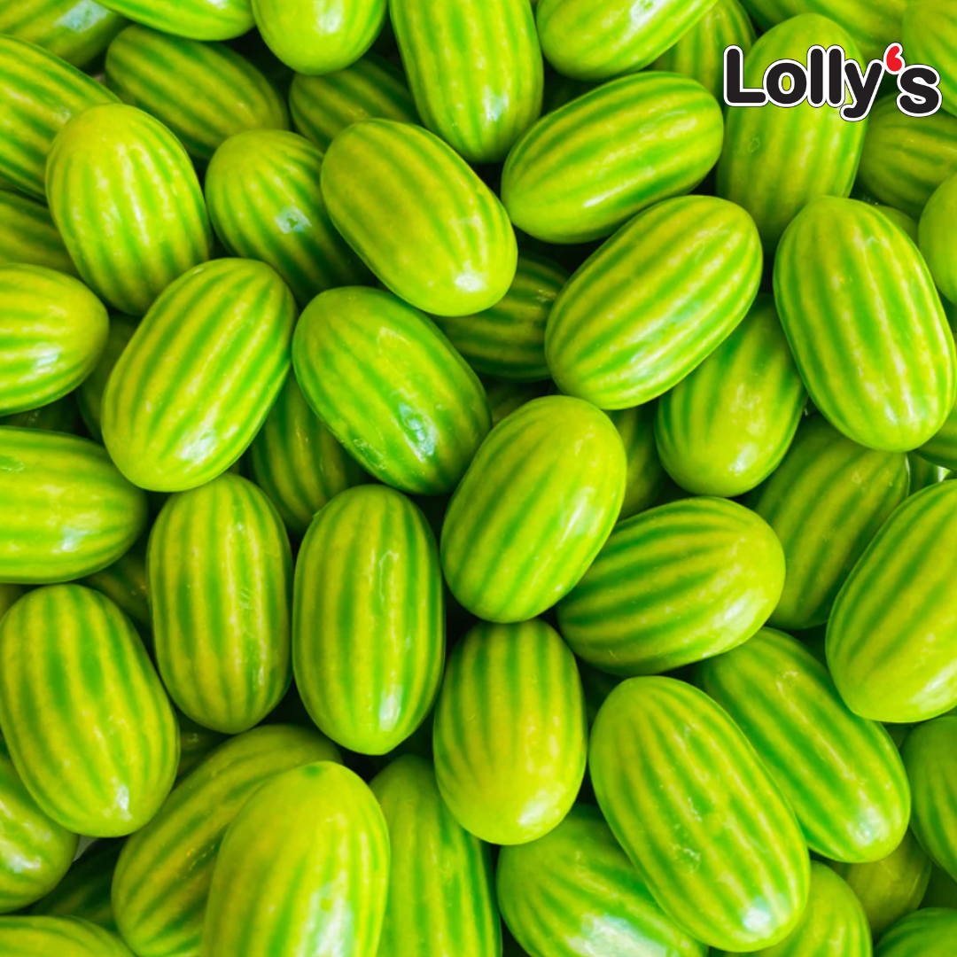 Chewing-gum melon en gros plan