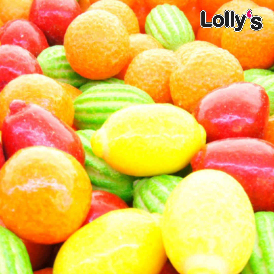 Chewing-Gum Macedoine XXL 100g, chewing gum fruits fini.