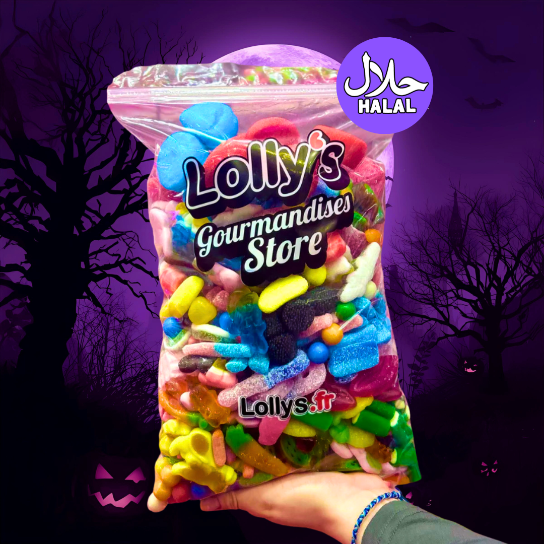 Mix de bonbons halal, sélectionnés soigneusement.