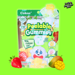 Peeling soft candy mixed fruit, bonbons qui s'épluchent saveur fruités.