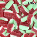 Bonbons Tranches de Pastèque en gros plan
