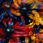 Bonbons Araignées Ursula en gros plan