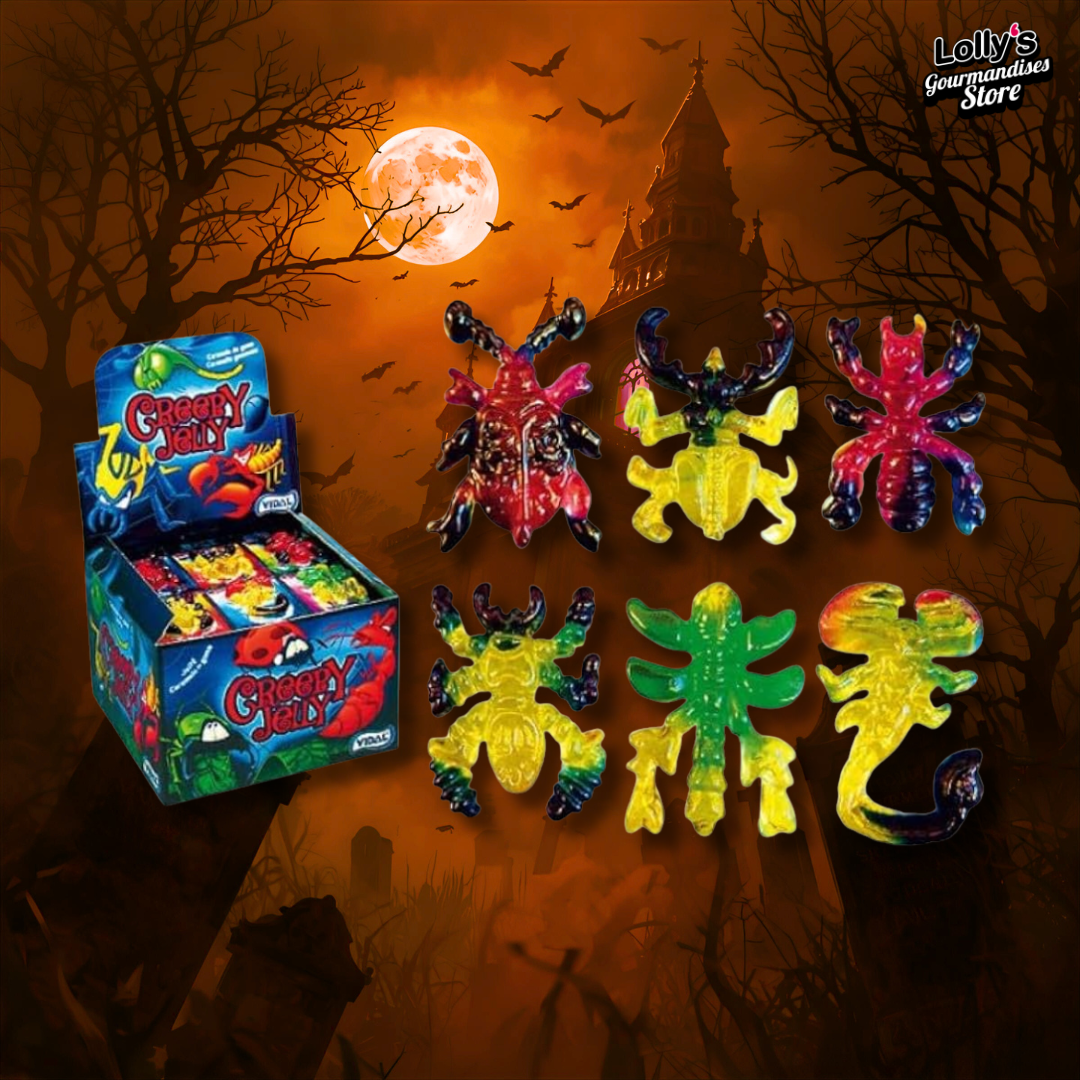 Creepy jelly 6 insectes