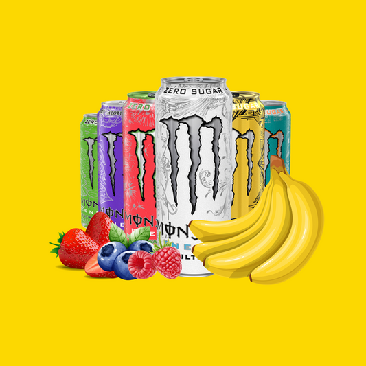 Découvrez notre recette smoothie énergétique avec une Monster Energy. Des fruits frais se mêlent à la puissance revitalisante de Monster Energy