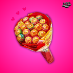 Bouquet de sucettes Chupa Chups, c'est le bouquet de bonbons que tu vas offrir à la place des fleurs classiques !