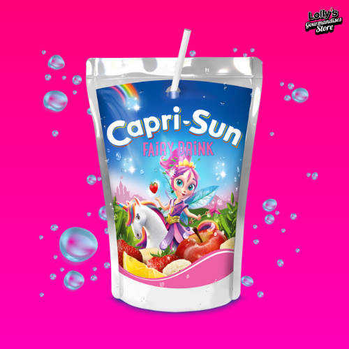 Capri Sun Fairy Drink Vegan, la boisson sucrée saveur fruitée. 