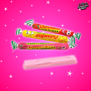 Carambar fruits, bonbon carambar saveur fruitée. 