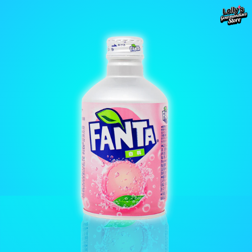 Fanta White Peach Metal Asia, la boisson asiatique de la marque Fanta, saveur pêche blanche. 