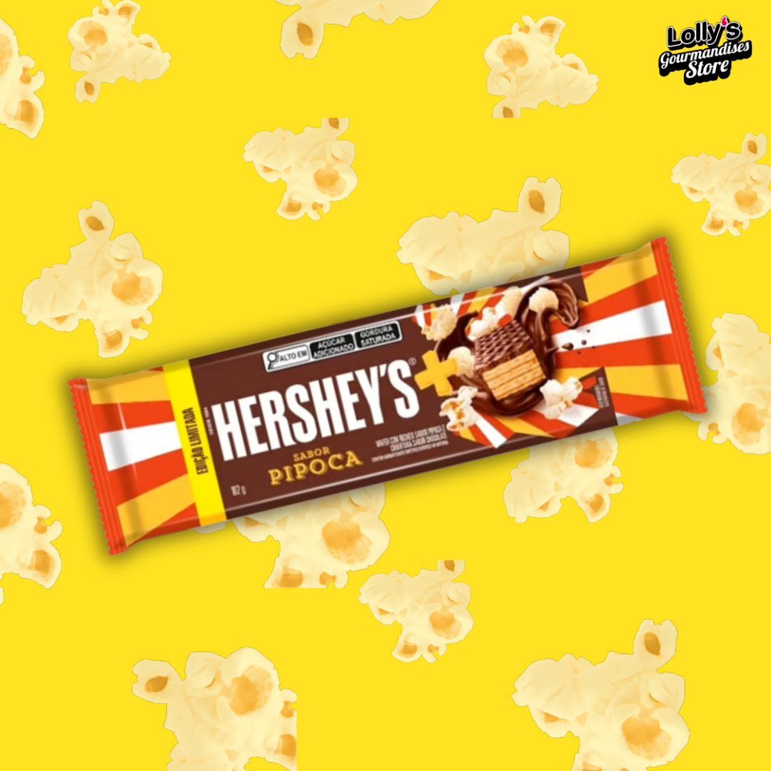 Hershey's Wafer Pop Corn, le biscuit hershey's enrobé de chocolat et d'éclats de pop corn !