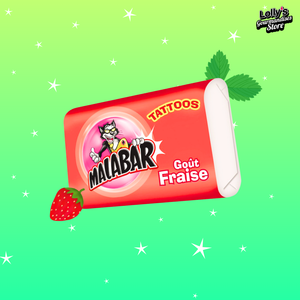 Malabar fraise, bonbon à la fraise. 
