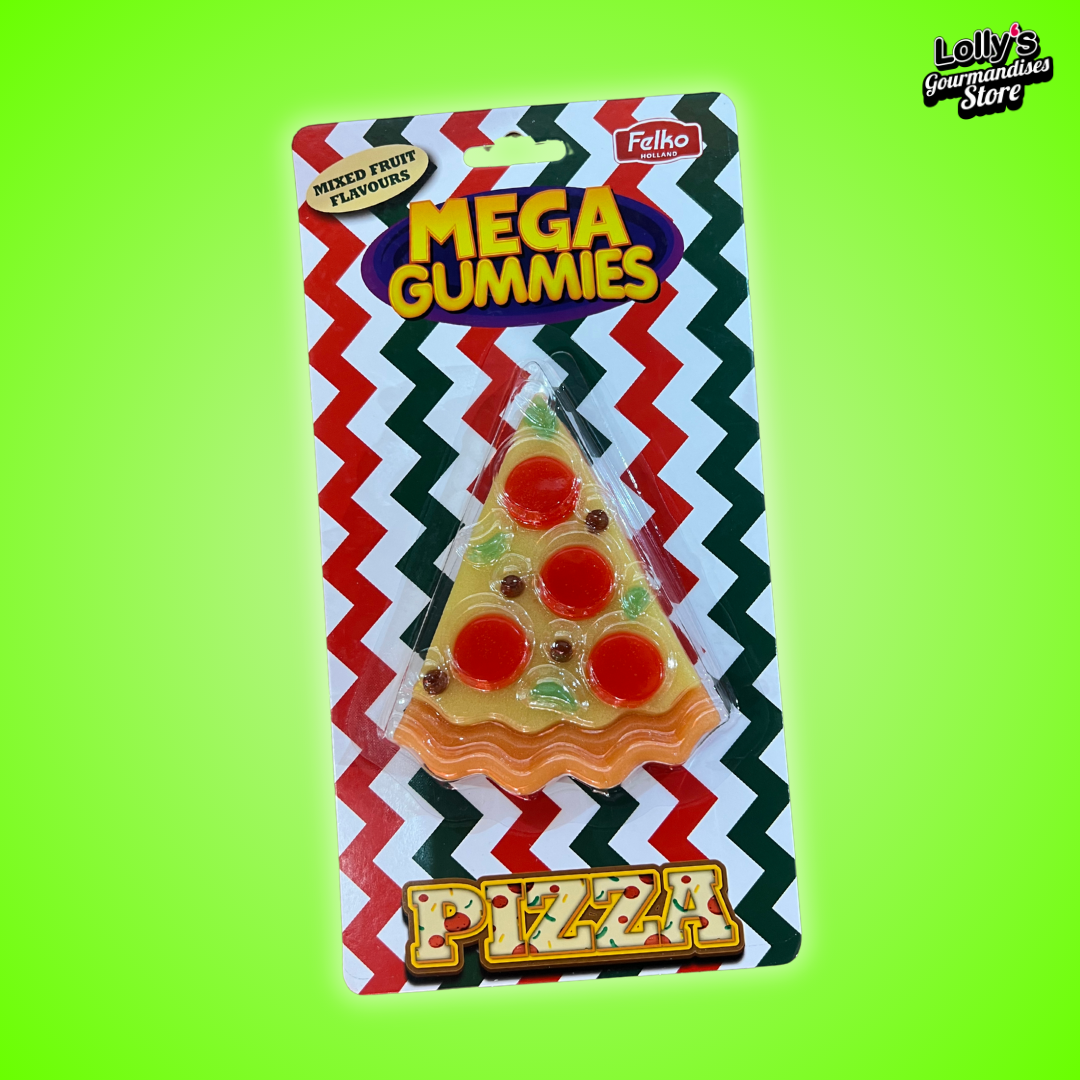 Mega Gummies Pizza, une pizza en bonbons hyper gélatineuse ! 