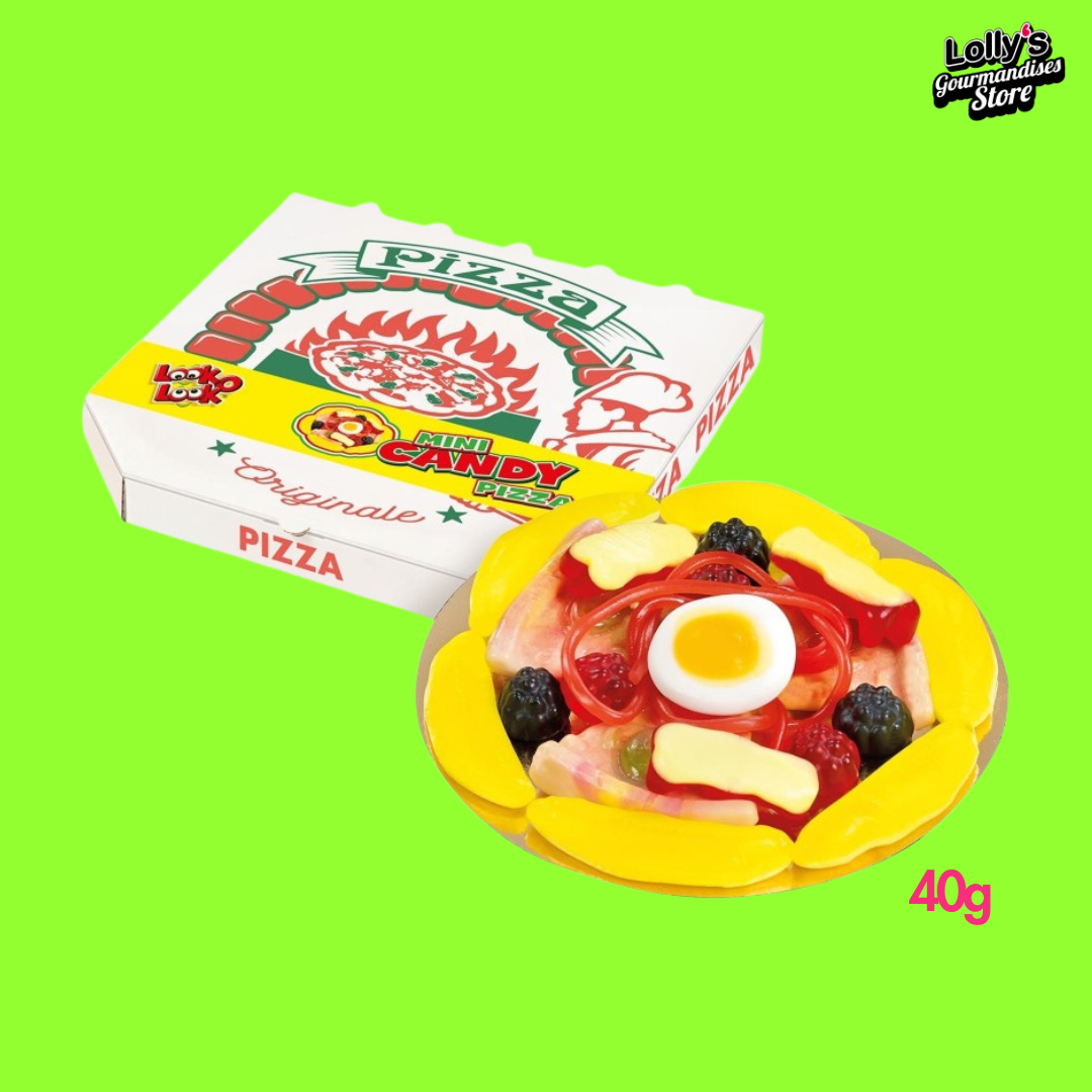 Mini candy pizza, une pizza hyper savoureuse version bonbon ! Cette pizza miniature rassemble divers saveurs fruitées dont tu ne vas pas te lasser ! 