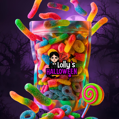 Mix de bonbons aléatoires acides. 