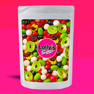 Mix Rouge et Vert , mix de bonbons rouges et verts. 