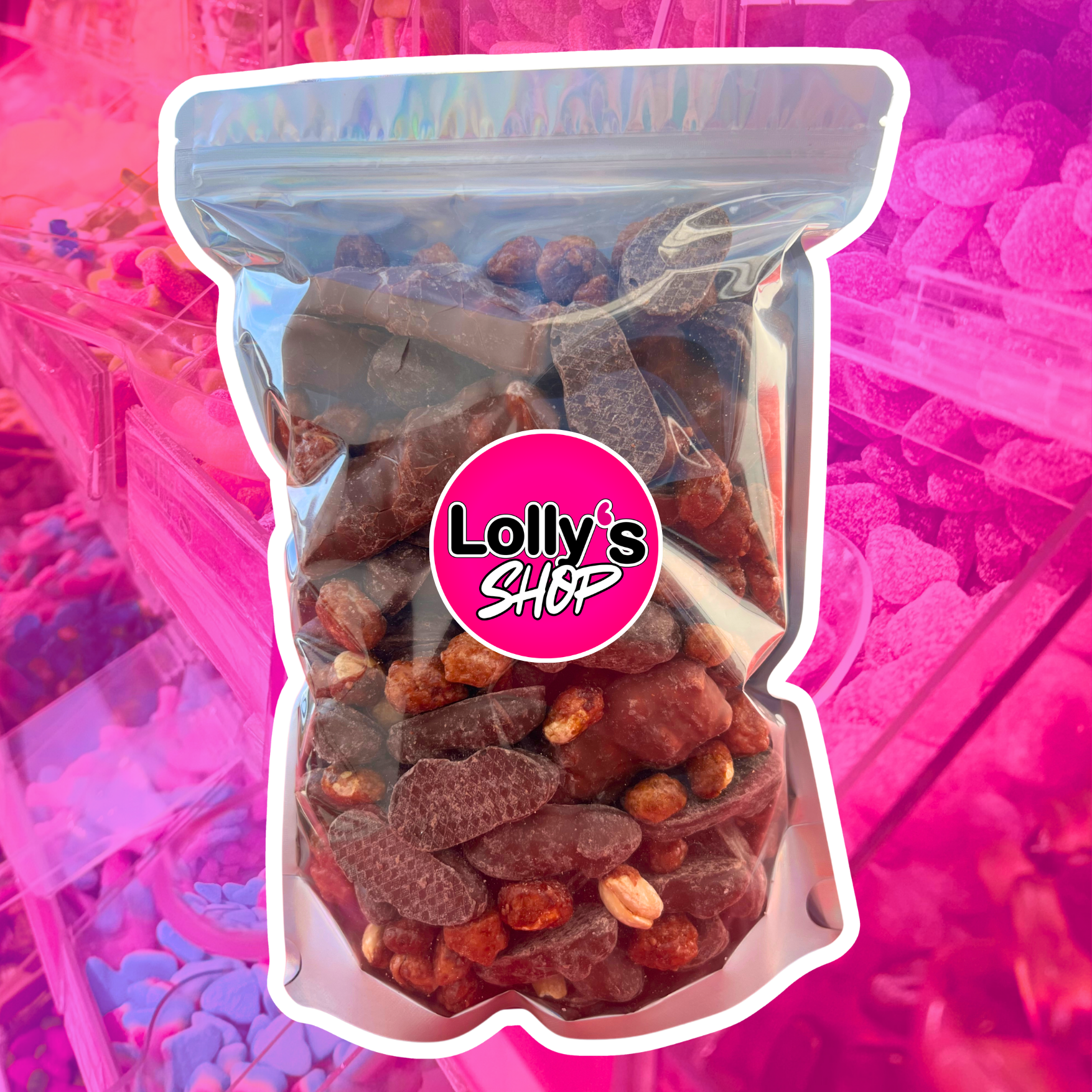 Mix de chocolats et autres gourmandises . 