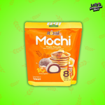 Mochis Maple Pancake, les célèbres mochis saveur pancakes au sirop d'érable. Le sachet contient 8 mochis ultra gourmand.  