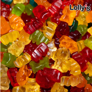 Bonbons Oursons d'Or en gros plan