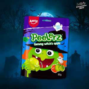 Peelerz Witch's Apple, bonbons qui s'épluchent en forme de pomme. 