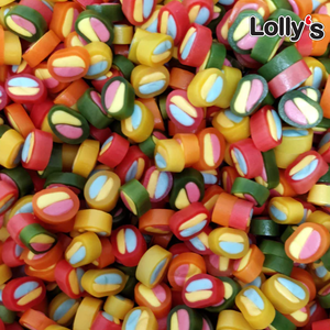 Bonbons Pico Balla multicolore en gros plan