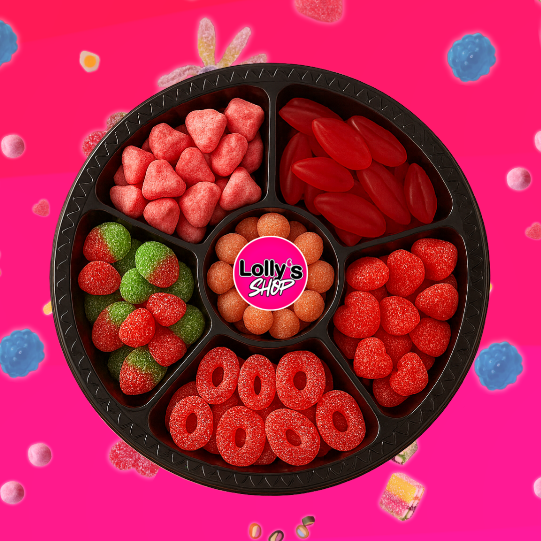 Plateau bonbons fraises