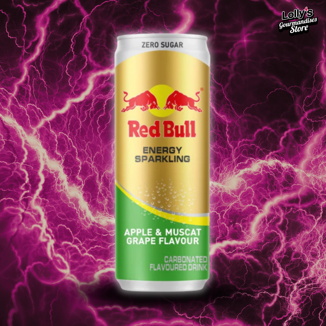 RedBull Apple & Muscat Grape, la nouvelle boisson énergisante saveur pomme et raisin !