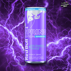 RedBull Pamplemousse Sugar Free, nouvelle boisson énergisante, cannette violette, saveur pamplemousse, boisson sans sucre.