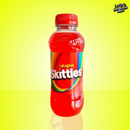 Skittle Original 414ml, boisson sucrée et très fruitée, inspirée des bonbons fruités skittles. 