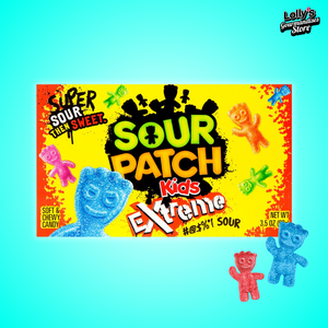 Sour Patch Extreme Theater, petits bonbons en forme de bonhomme. Bonbons acides.