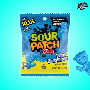 Sour Patch Framboise, petits bonbons sour patch en forme de framboise. 