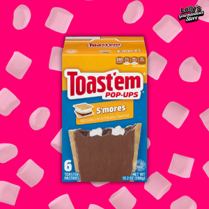 Toastem Smores, les gourmandises américaines semblables aux smores réalisés lors des feux de camp ! Ce sont de délicieux biscuits chocolatés au coeur fondant de guimauve.