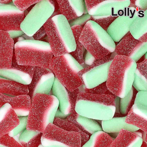 Bonbons Tranches de Pastèque en gros plan