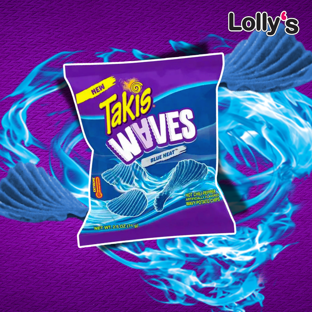 Takis Waves Blue Heat