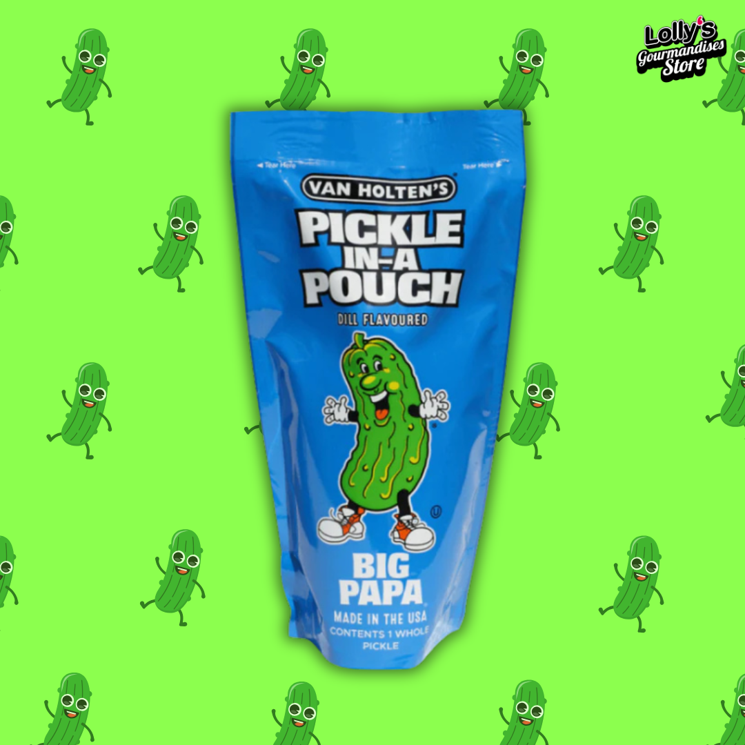 Van Holten's Big Papa Pickle, le cornichon géant devenu viral sur les réseaux sociaux, à l'origine de plusieurs challenge dégustation, ce cornichon fait sensation !