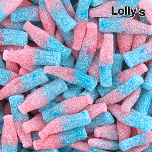 Bouteille rose et bleu 100g