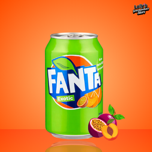 Fanta Exotic, canette verte