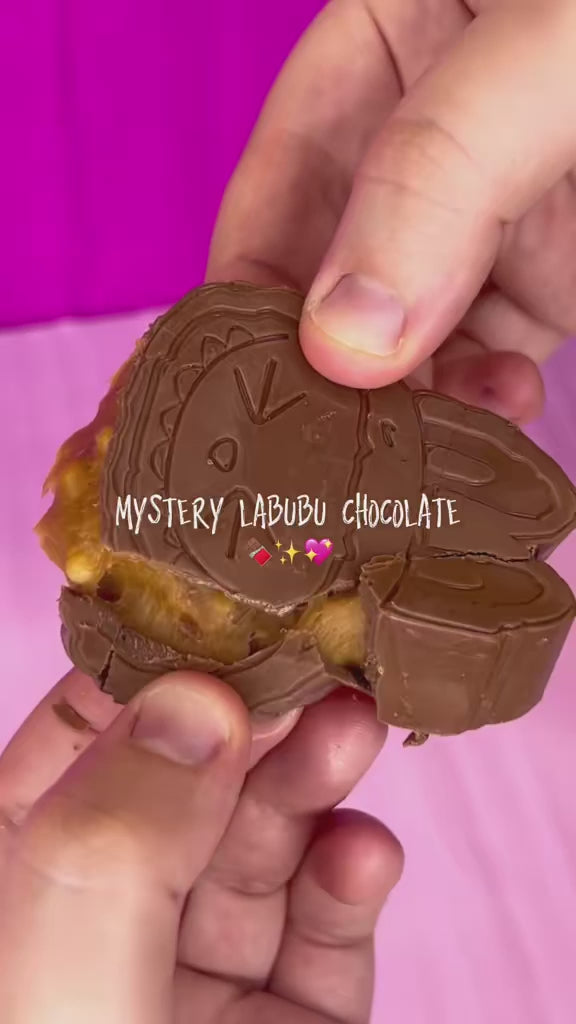 Chocobubu. Tablette de chocolat fourrée au goût mystère. 